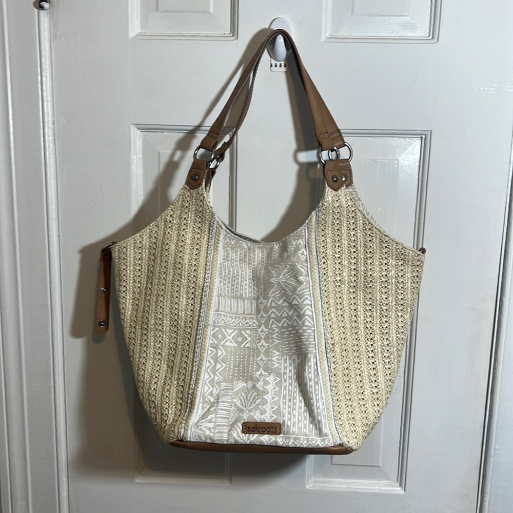 Sakroots Roma Straw Shopper